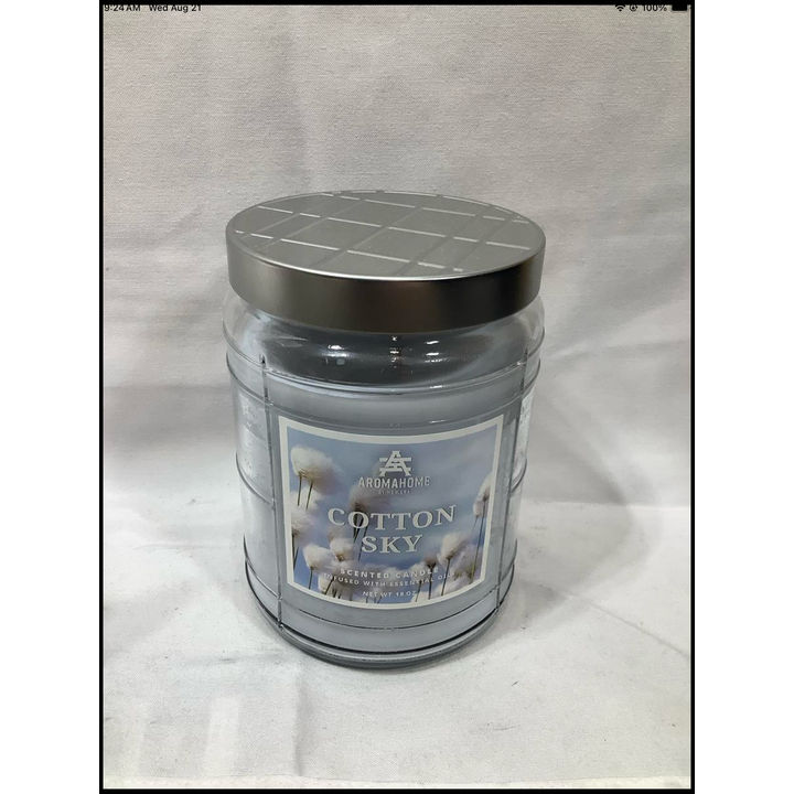 Aroma Home 18oz Cotton Sky Scented Candle