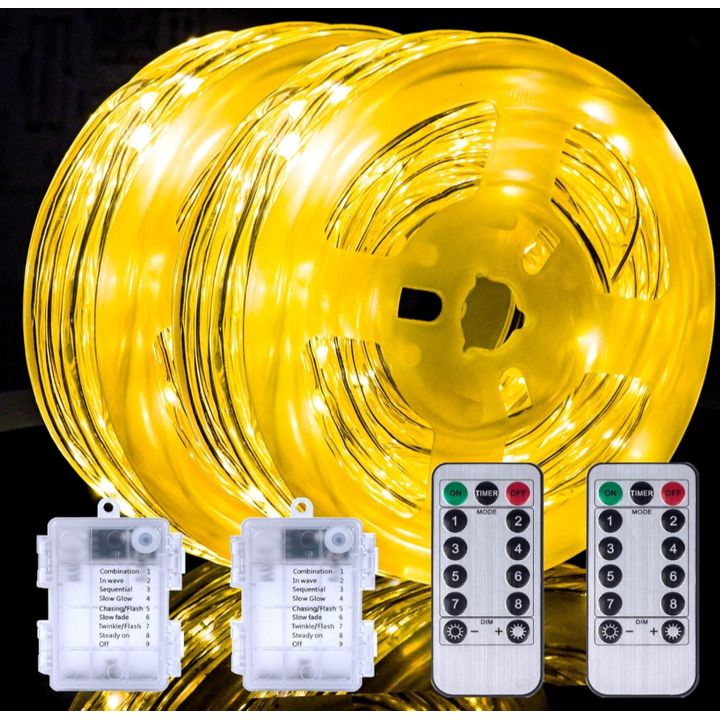 Swonuk LED Strip Lights 100ft Smart LED Lights w/ Remote Control