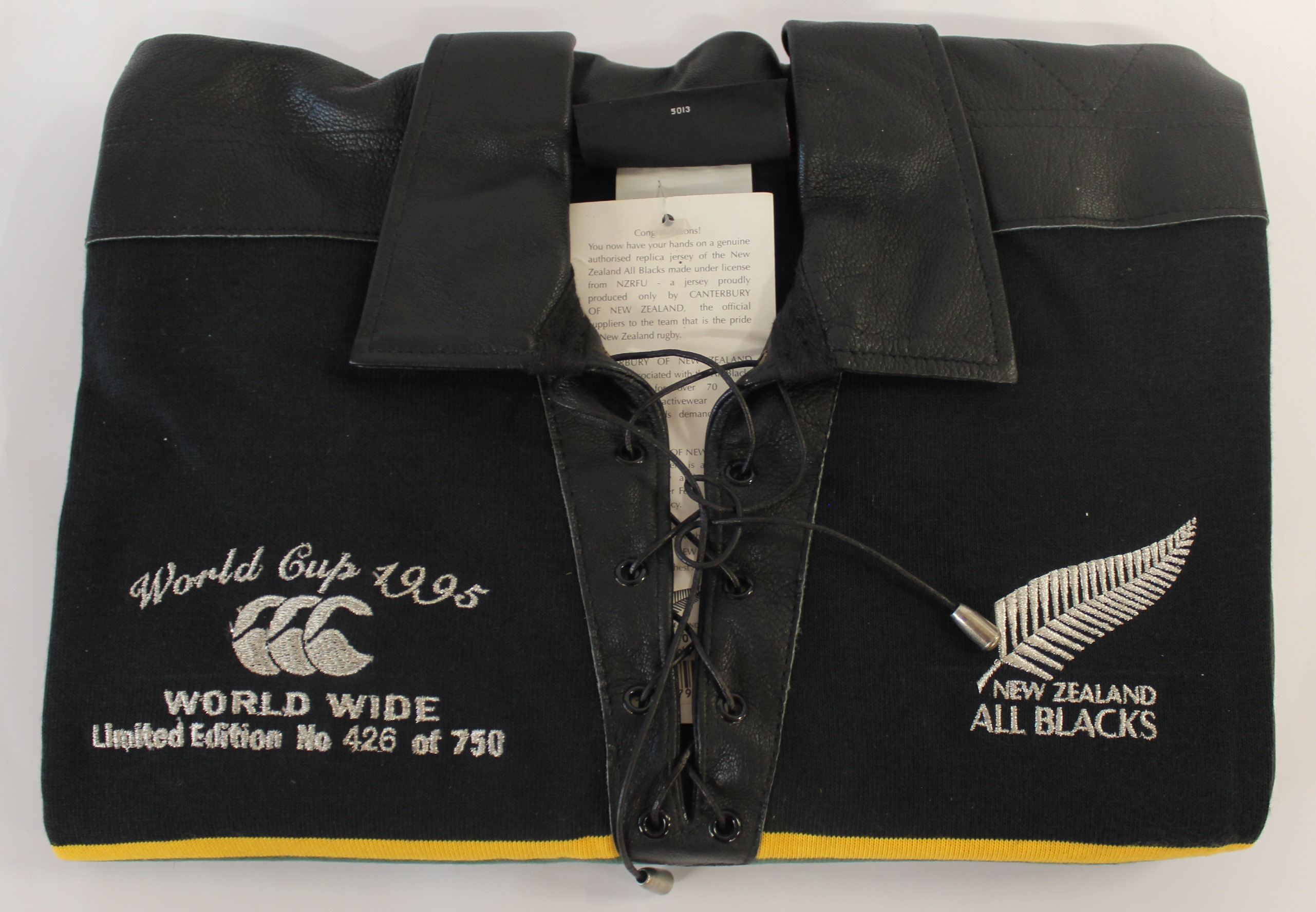 RUGBY, JERSEYS & APPAREL, ALL BLACKS JERSEY 1995, limited edition