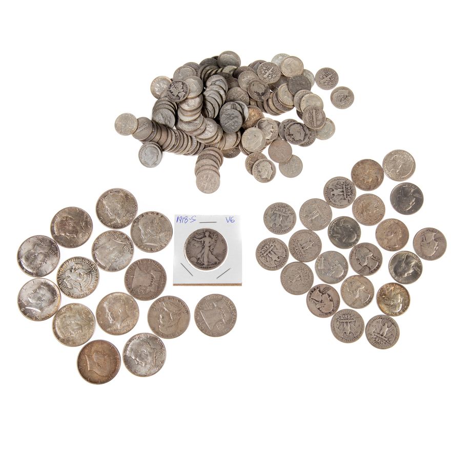 Nice Mix of US 90% Silver Coins $26.35 FACE
