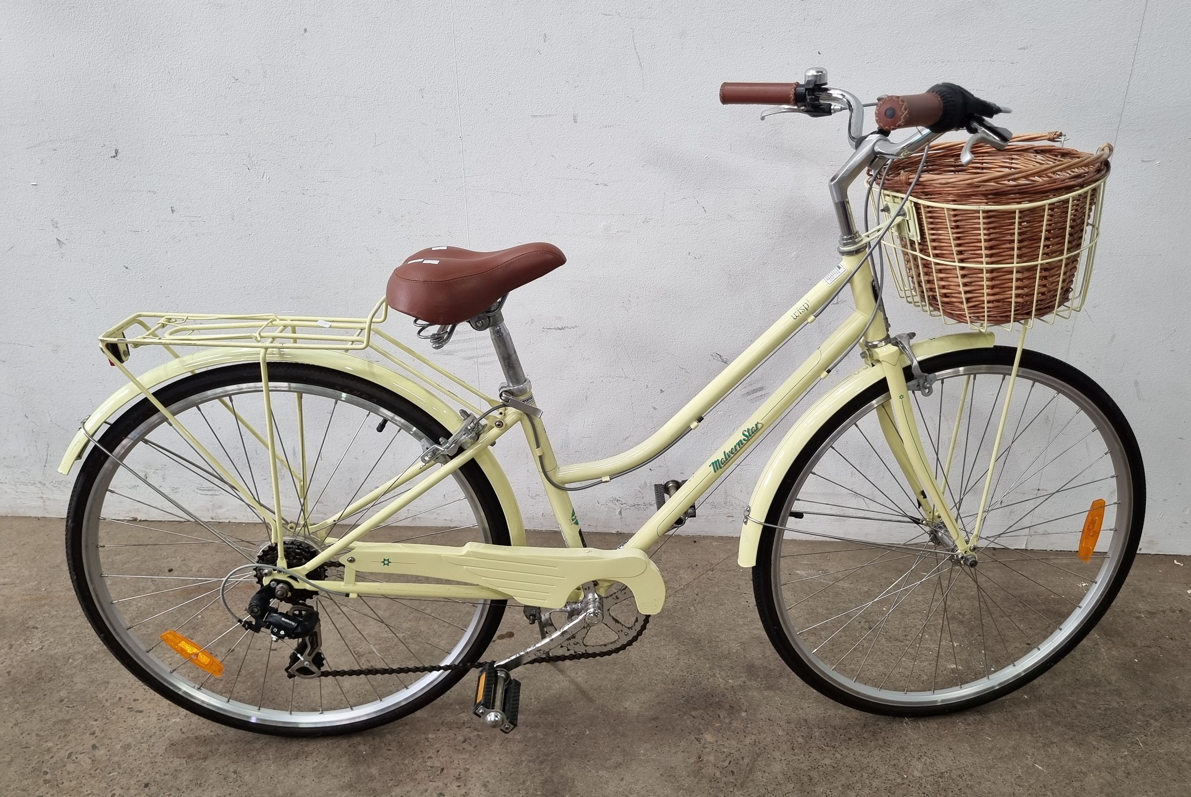 A Yellow Malvern Star Bicycle