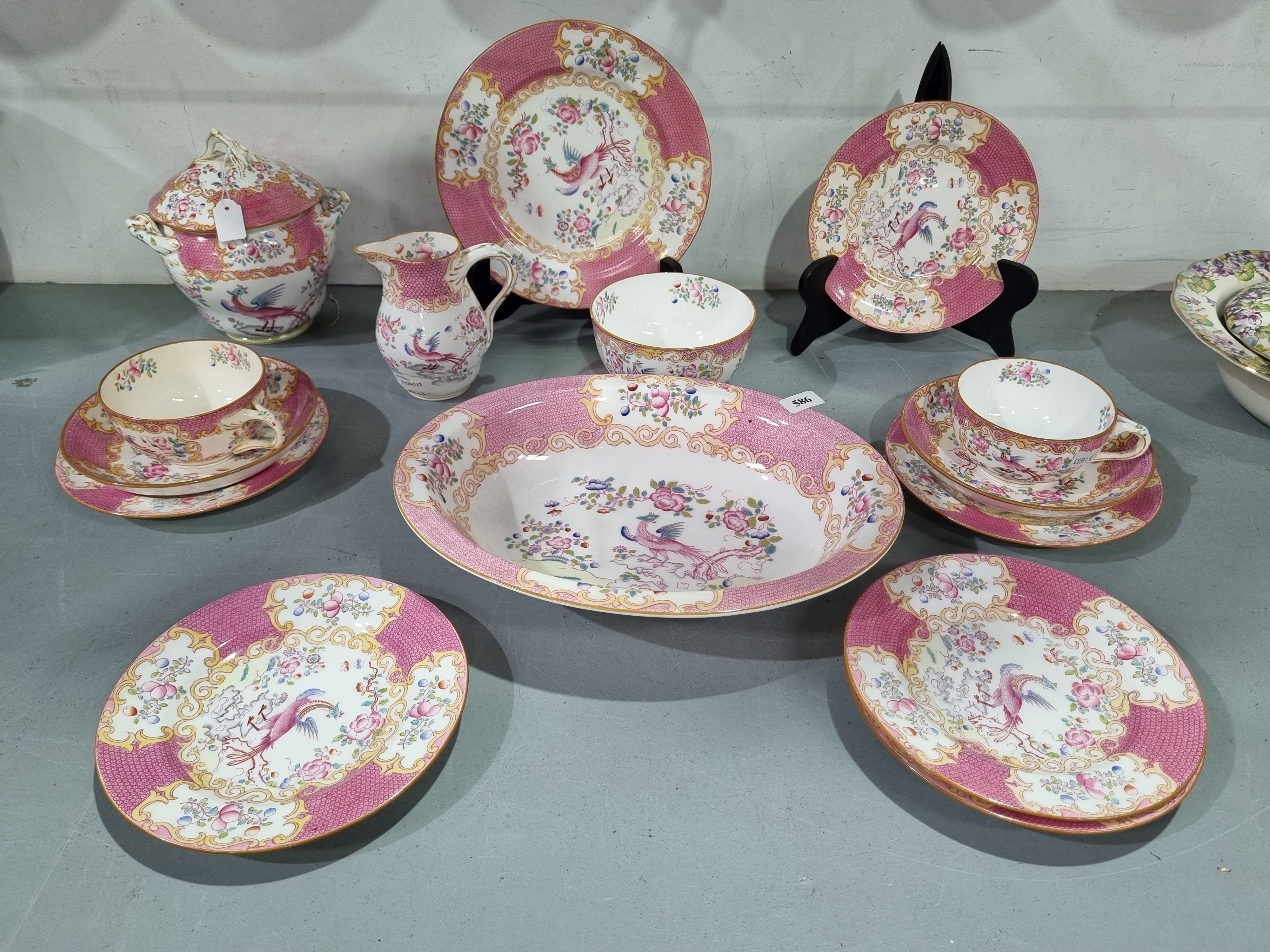 A Minton Part Teaset
