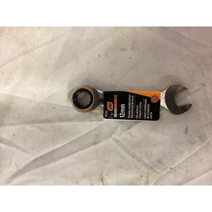 Gear Wrench 12mm Stubby Combination Ratcheting Wrench