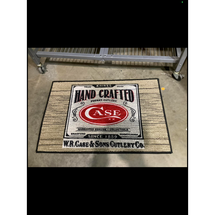Handcrafted "Case" Door Mat 27"x18"