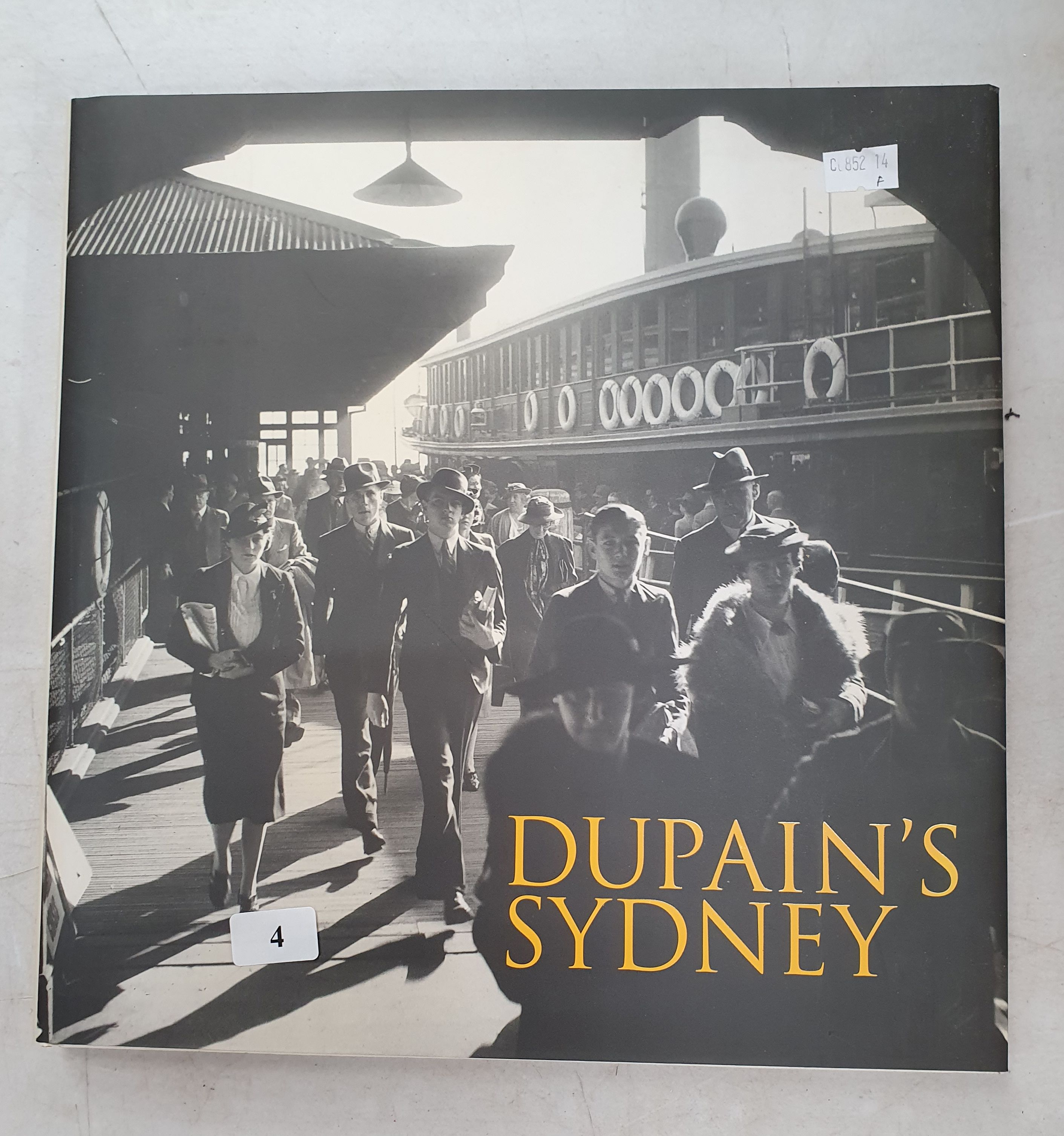 4 · ONE HARDCOVER VOLUME 'DUPAIN'S SYDNEY'