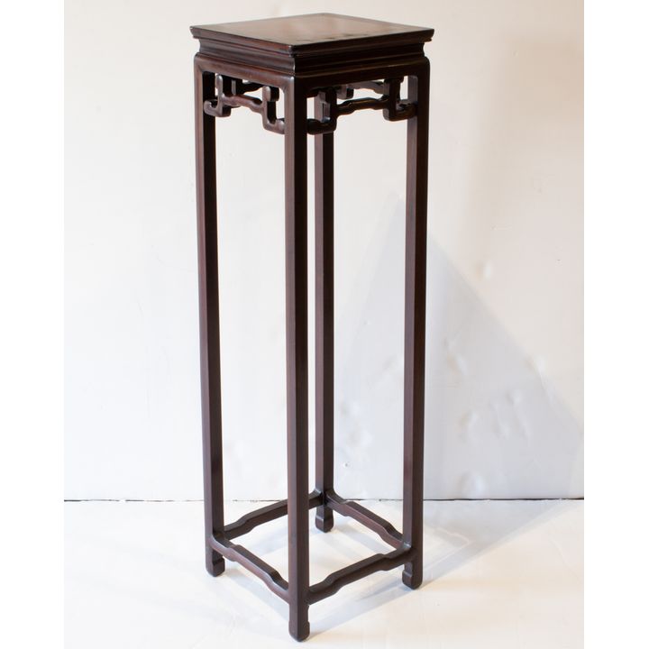 Chinese hardwood square form planter stand