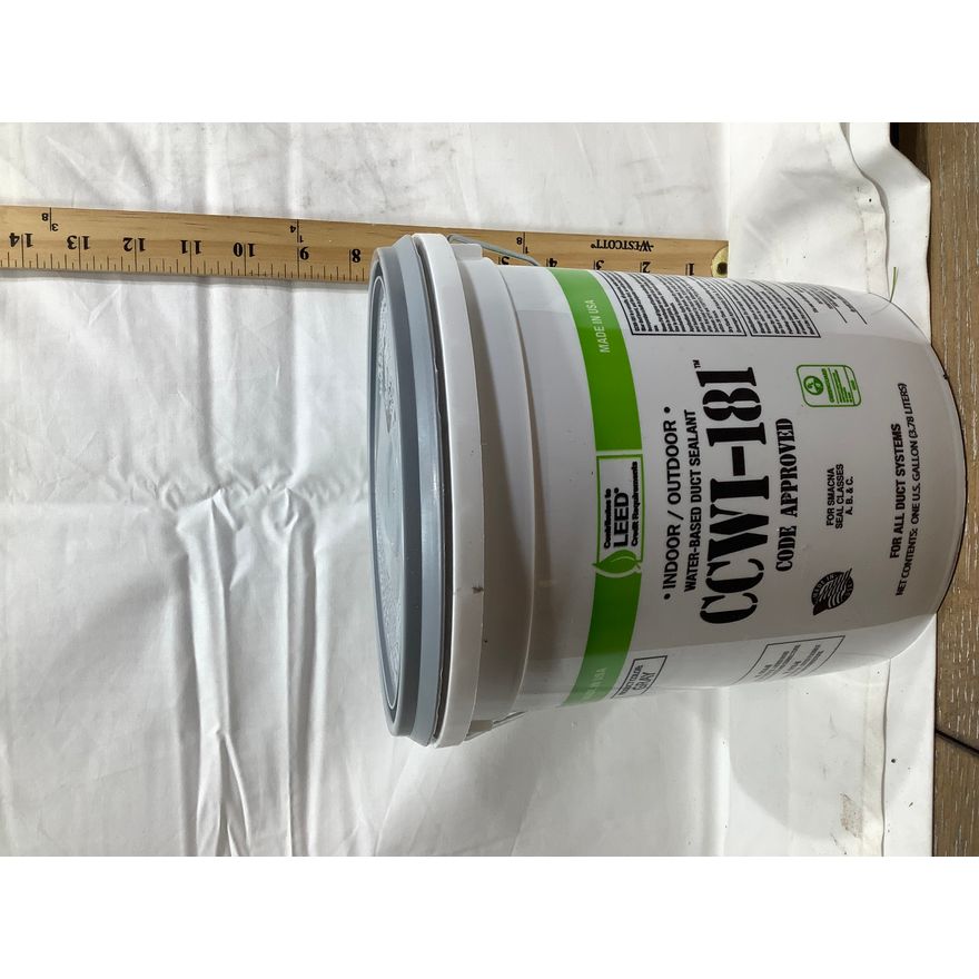 Indoor/Outdoor Water-Based Duct Sealant CCWI-181 Code Approved