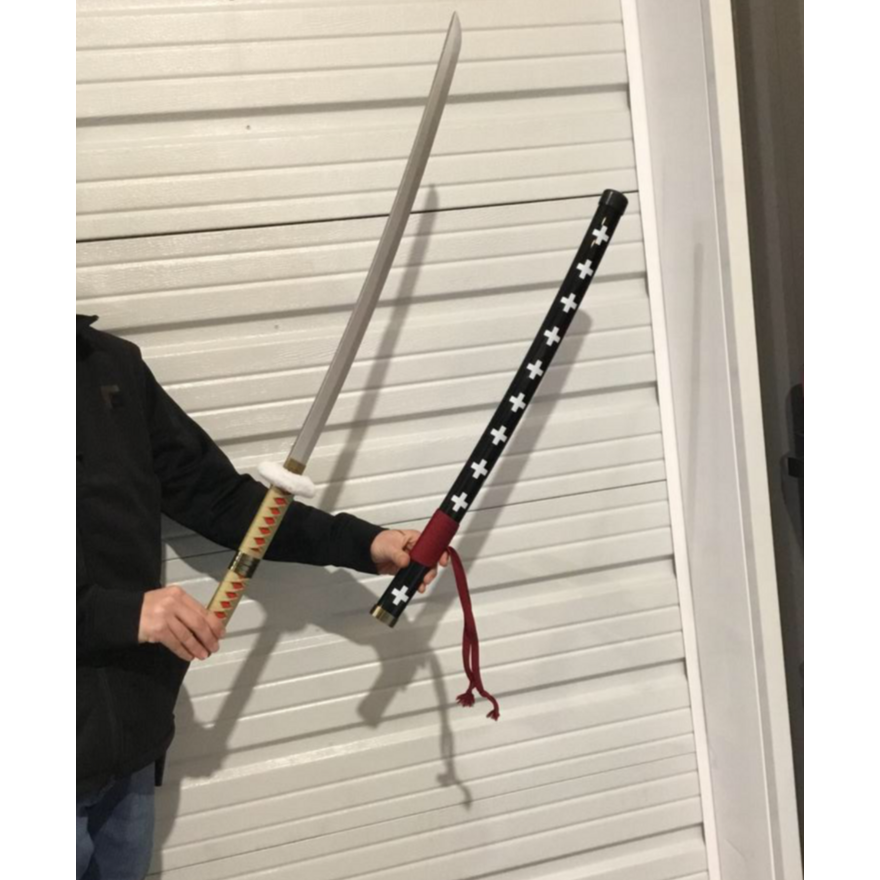 Plastic Sword W/Wall Mount Bracket 40" Total Length