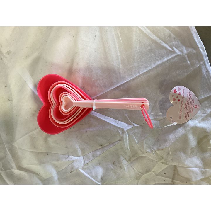 Valentine's Day Heart Shaped Measuring Cups & Spoons
