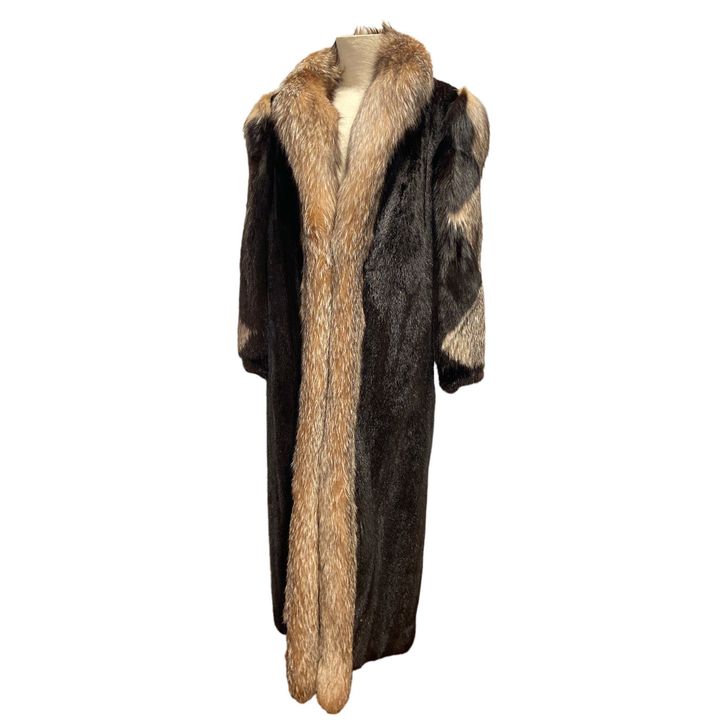 Vintage R BOLAN Custom Mink & Fox Fur Coat
