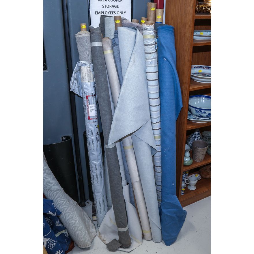 Assortment of Upholstery Fabric Remnants