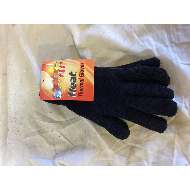 Heat Thermal Gloves (2.3 Tog Rating) Black