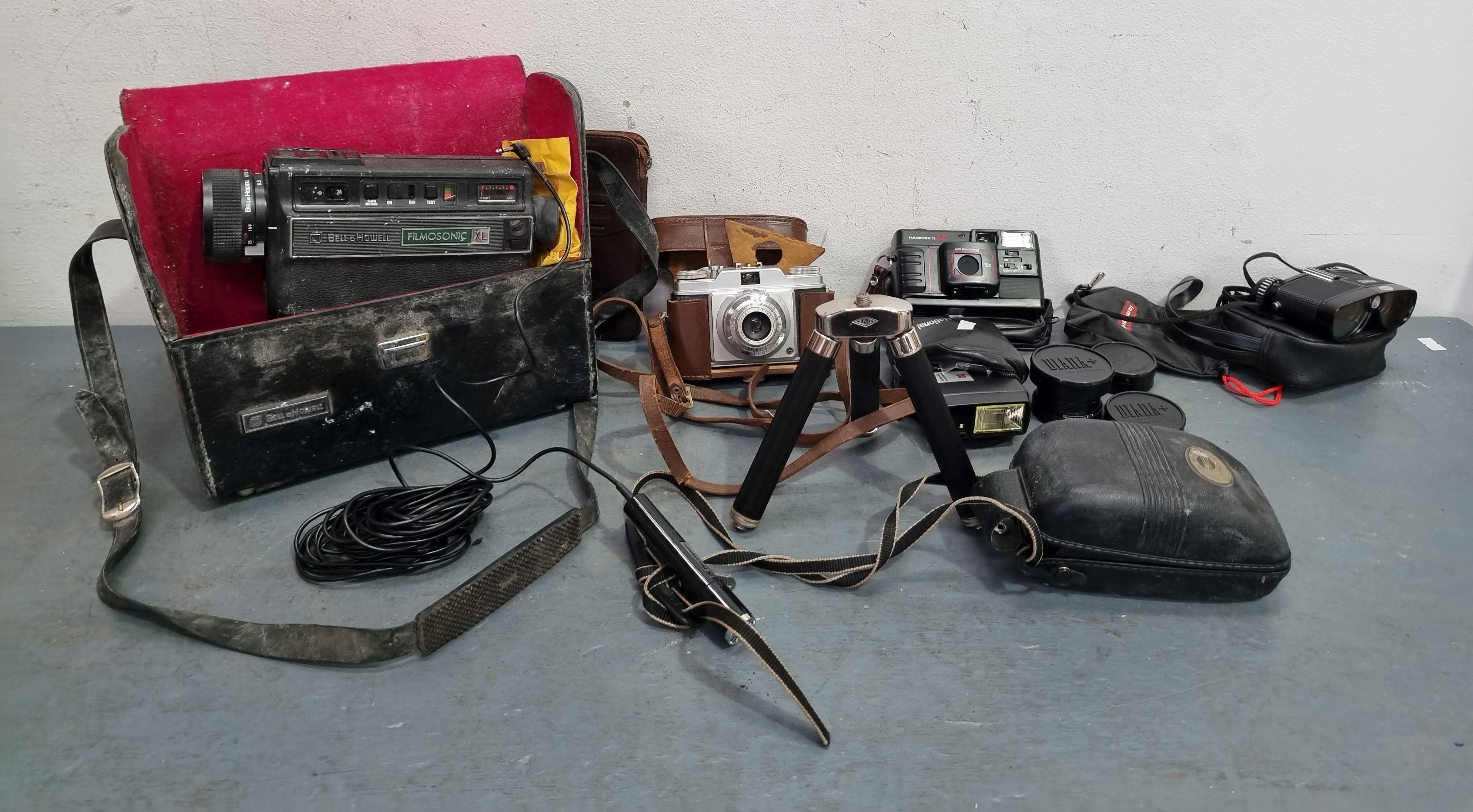 A Group Of Camera Gear