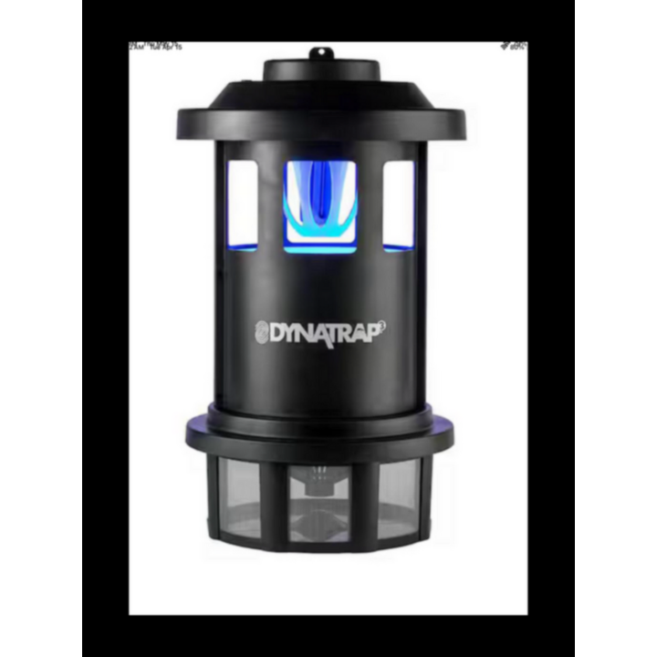 DynaTrap Insect Trap 3-Way Insect Control- 3/4 Acre. 3,000 Meters Coverage- Black