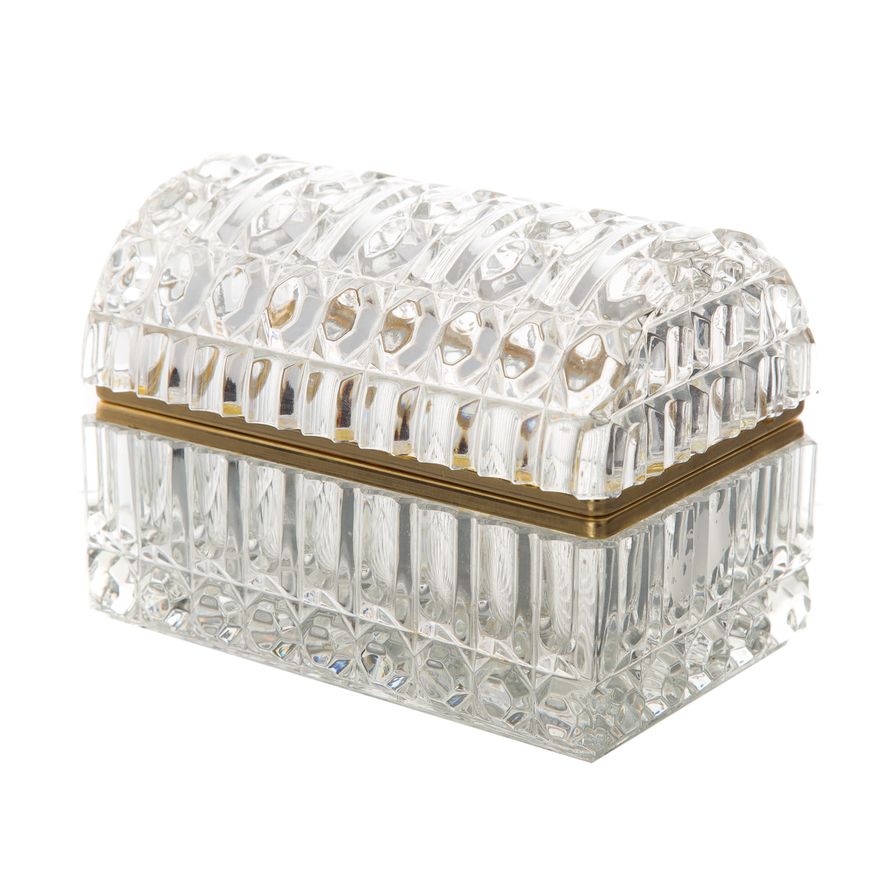 Continental Gilt-Metal-Mounted Glass Box