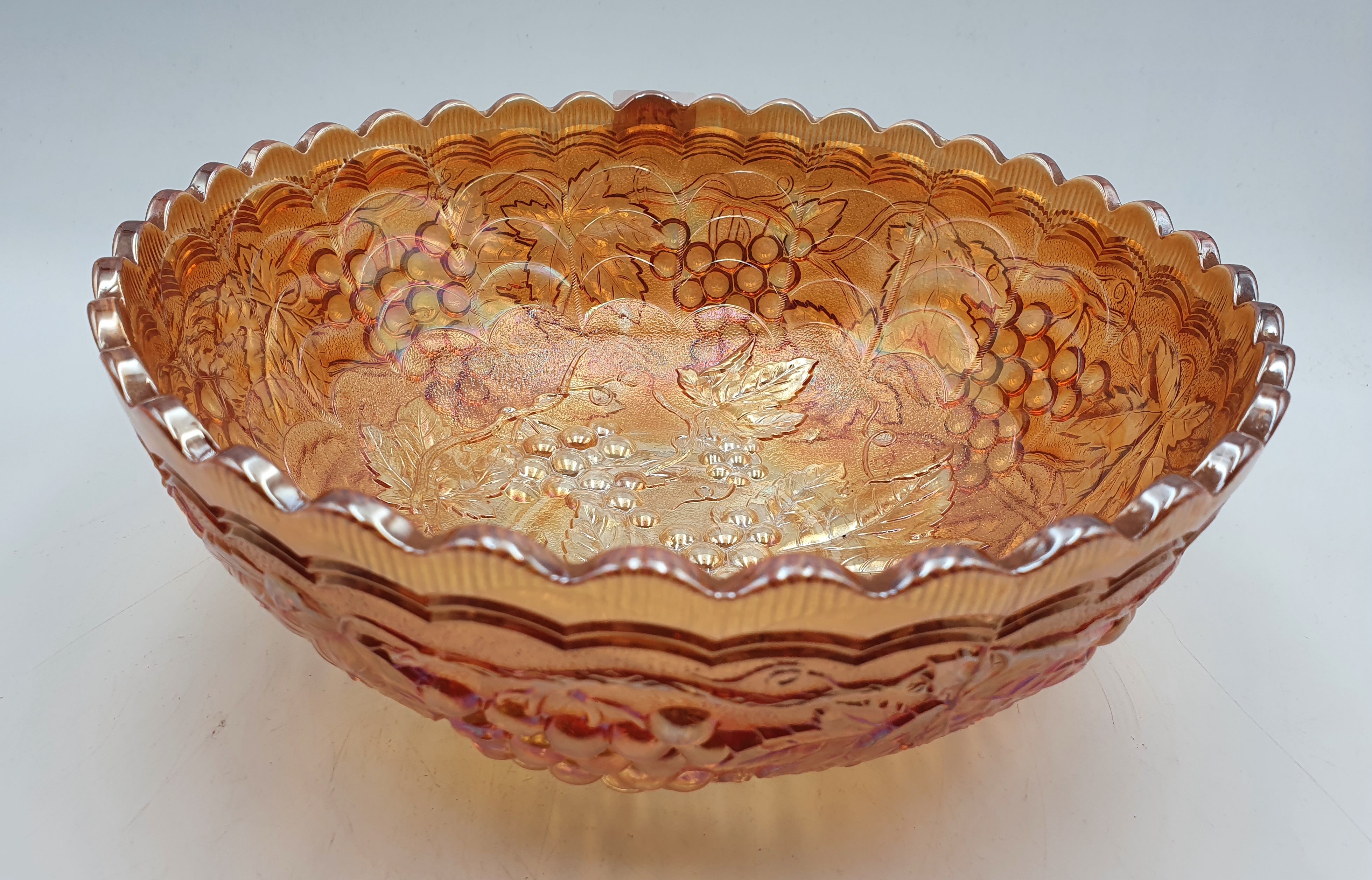 223 · A CARNIVAL GLASS BOWL