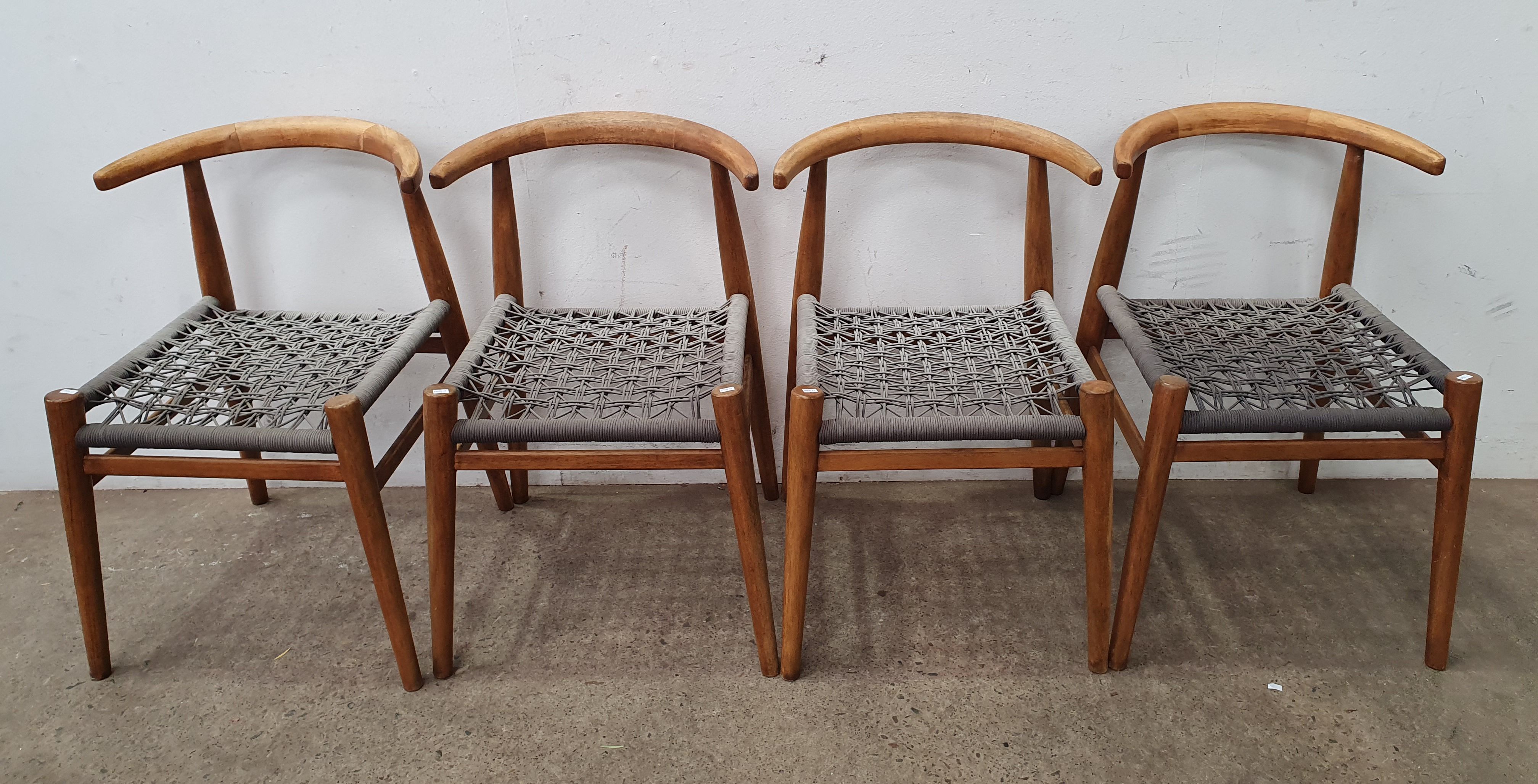 A Group Of Four Contemporary Dining Chairs