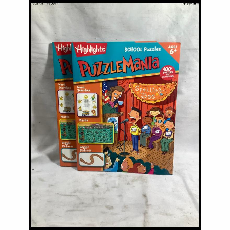 Buyiing (2) Highlights School Puzzles Puzzle Mania 100+ Puzzles & Activities