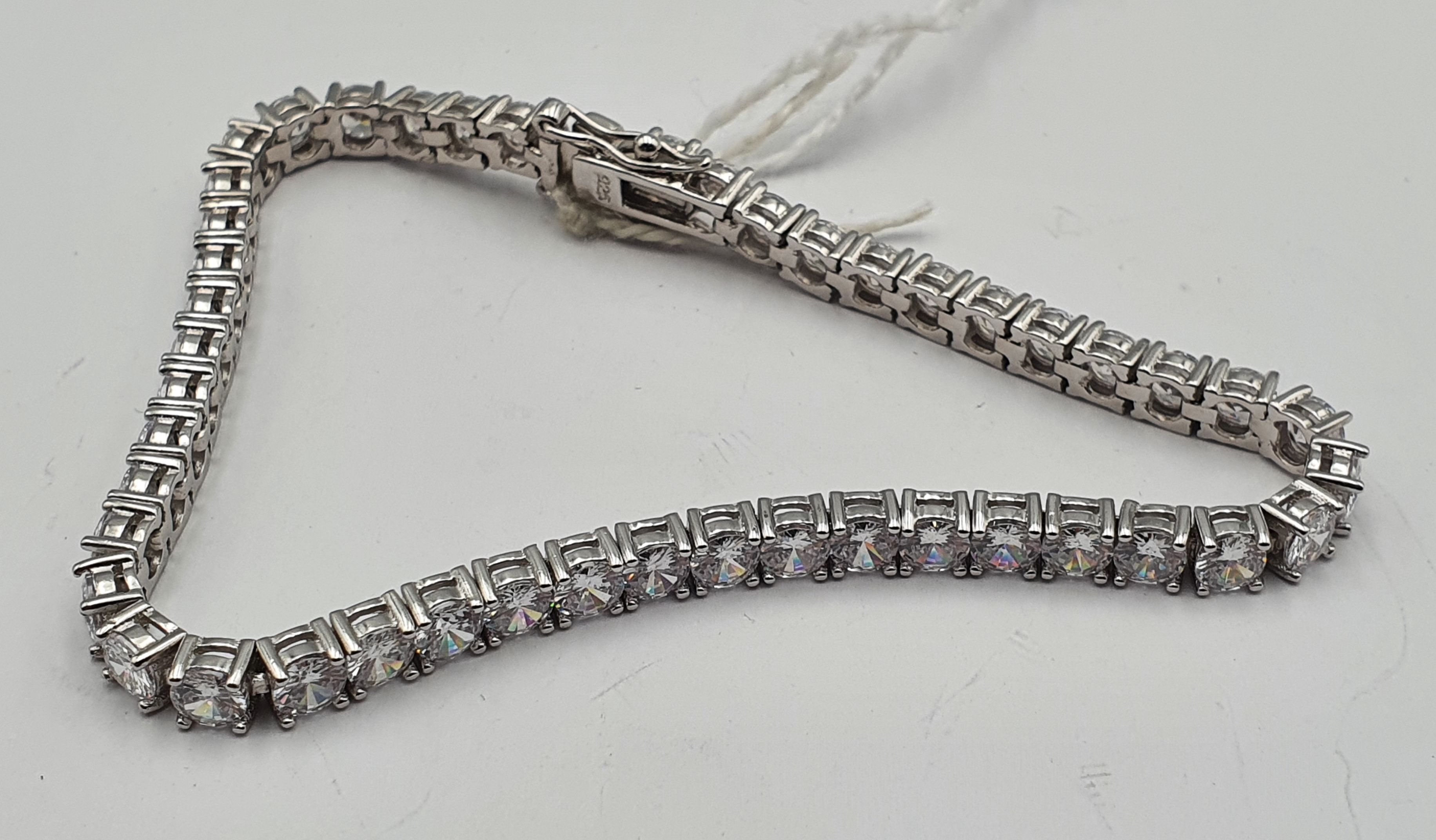 A Sterling Silver Tennis Bracelet