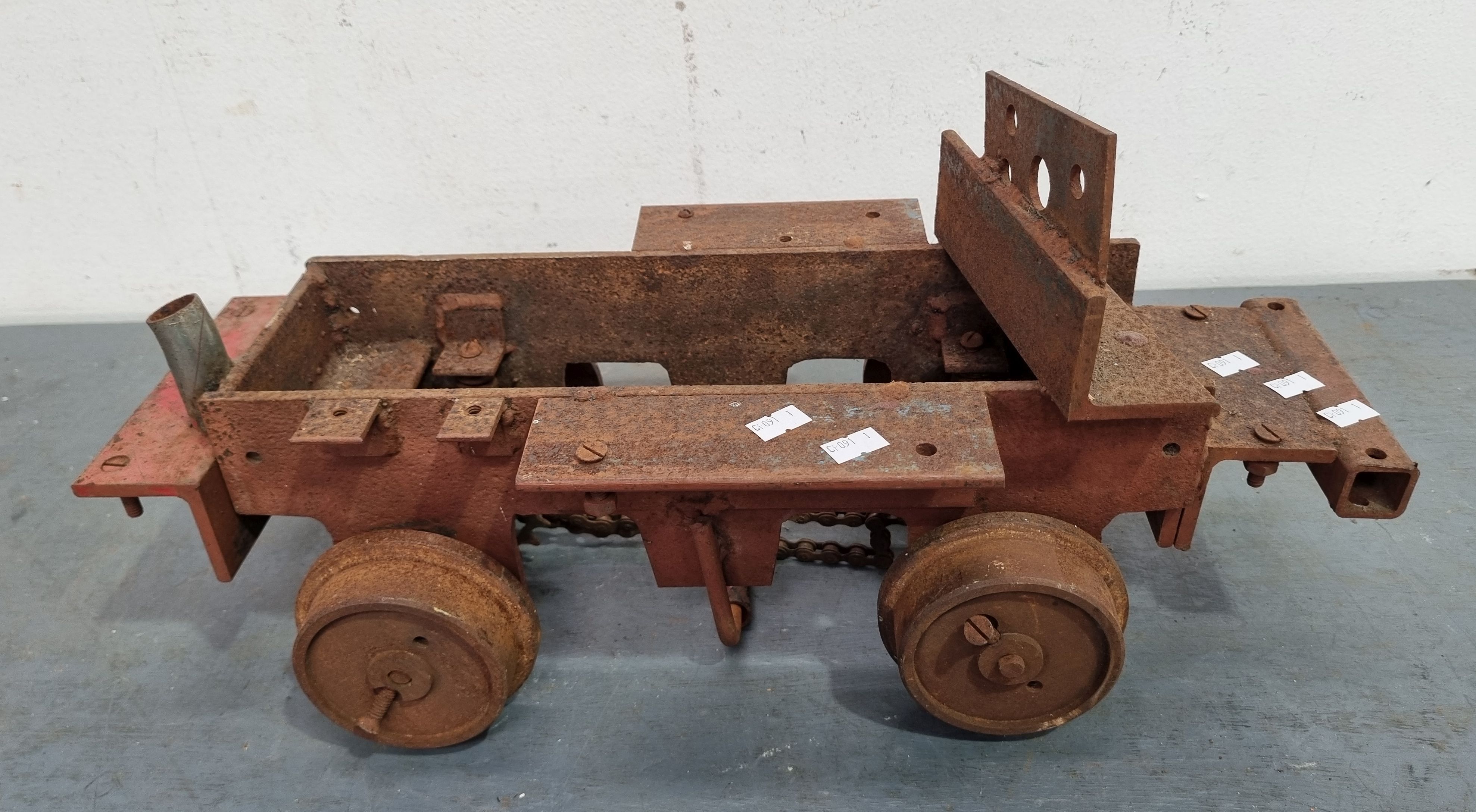 A Cast Iron Decorative Model Train