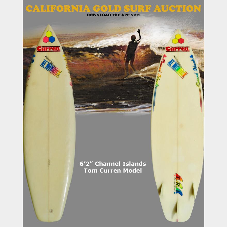 CHANNEL ISLANDS TOM CURREN MODEL | California Gold Surf Auction