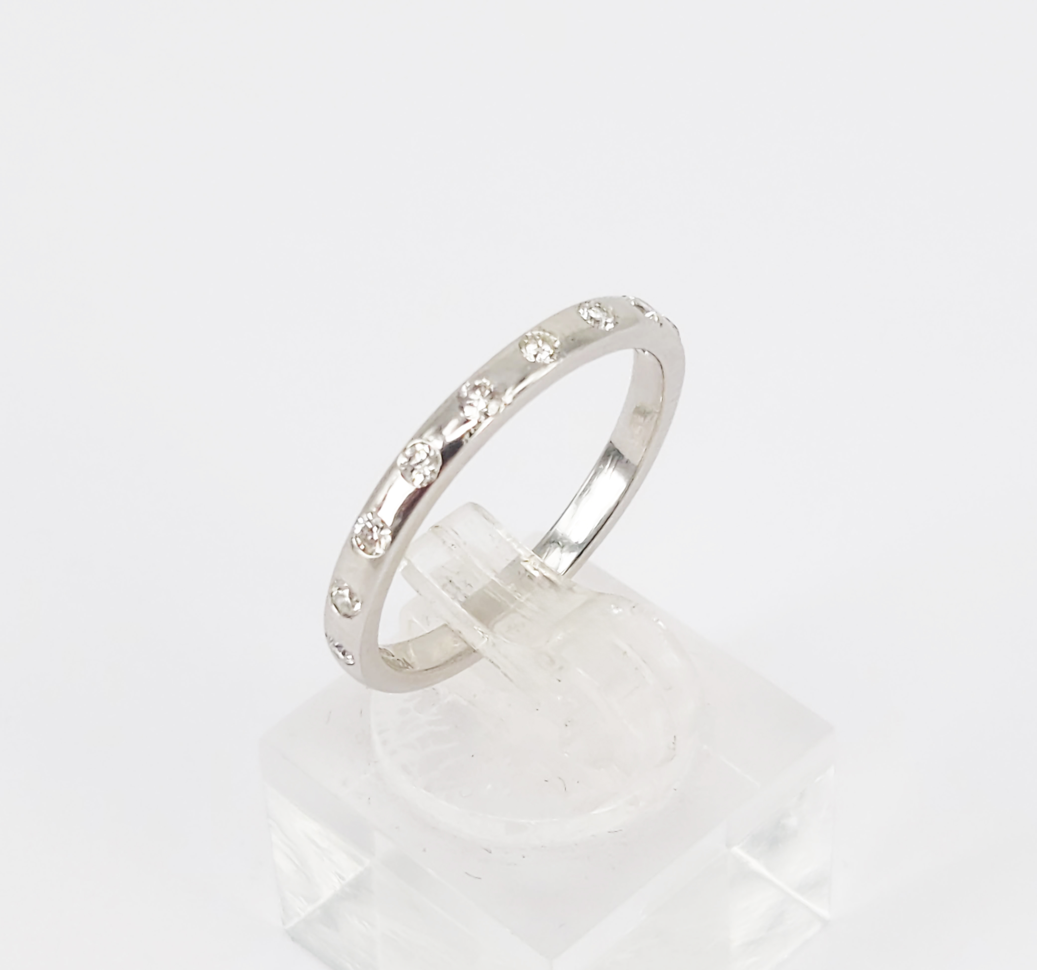 A Platinum 950 Diamond Ring