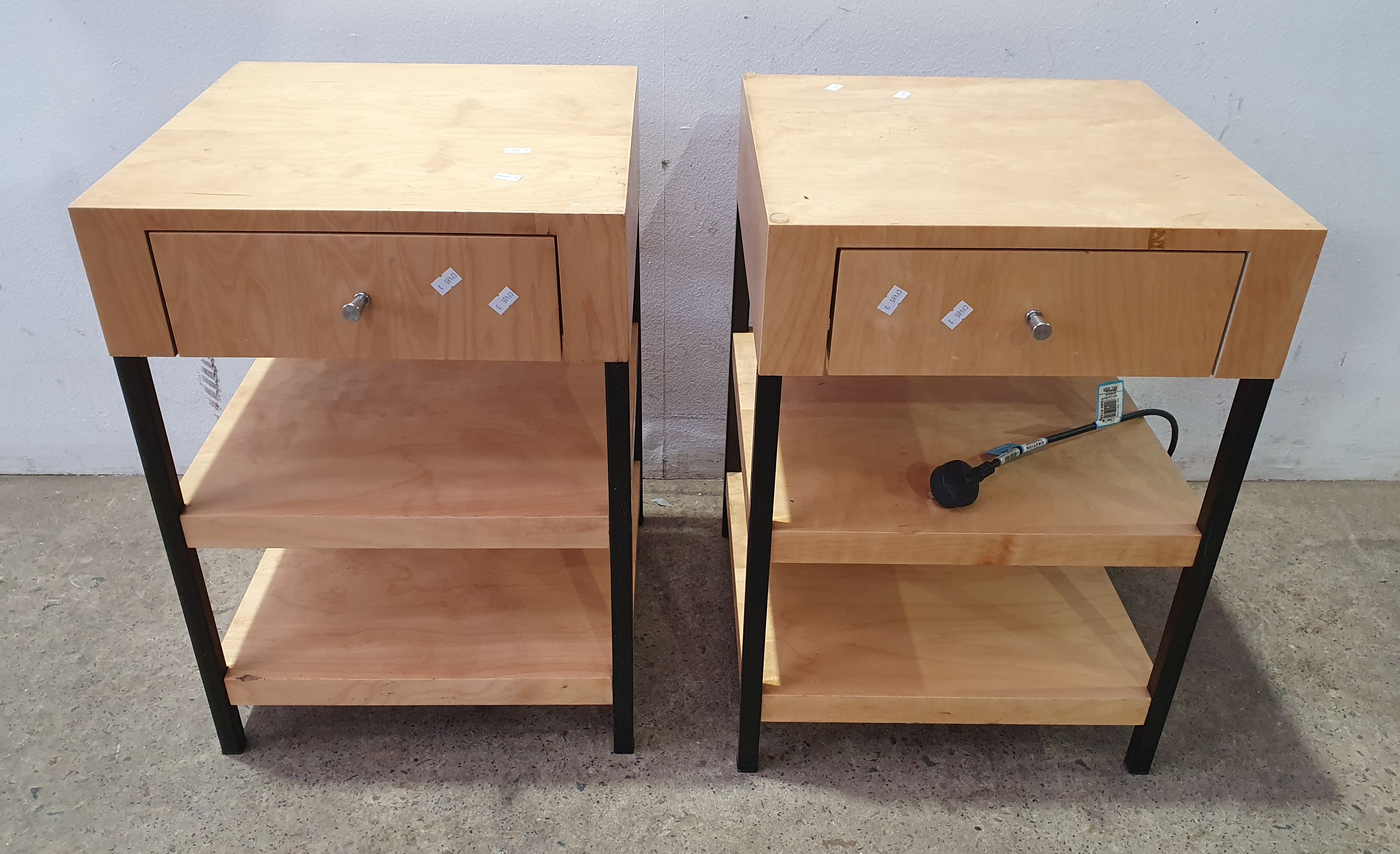 A Pair Of Contemporary Bedside Tables