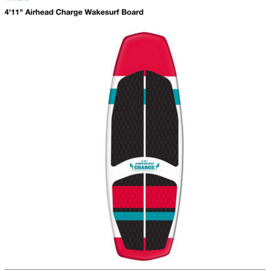 4'11" Airhead Charge Wakesurf Board