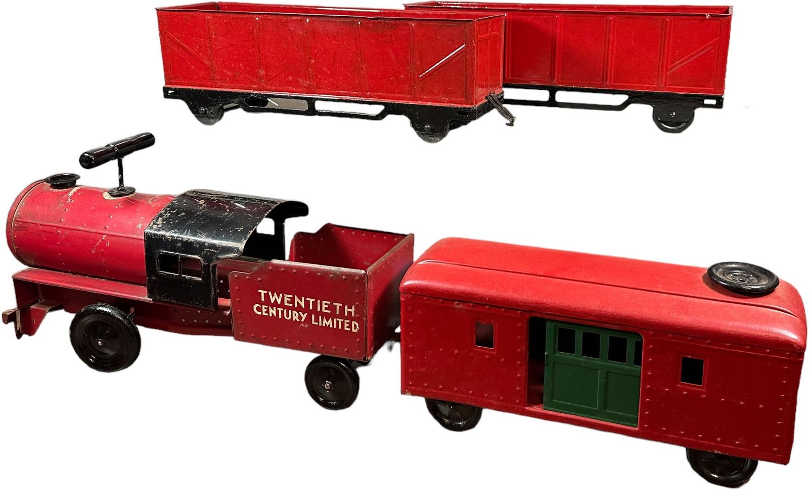 STEELCRAFT RIDE ON TRAIN SET Bertoia Auctions