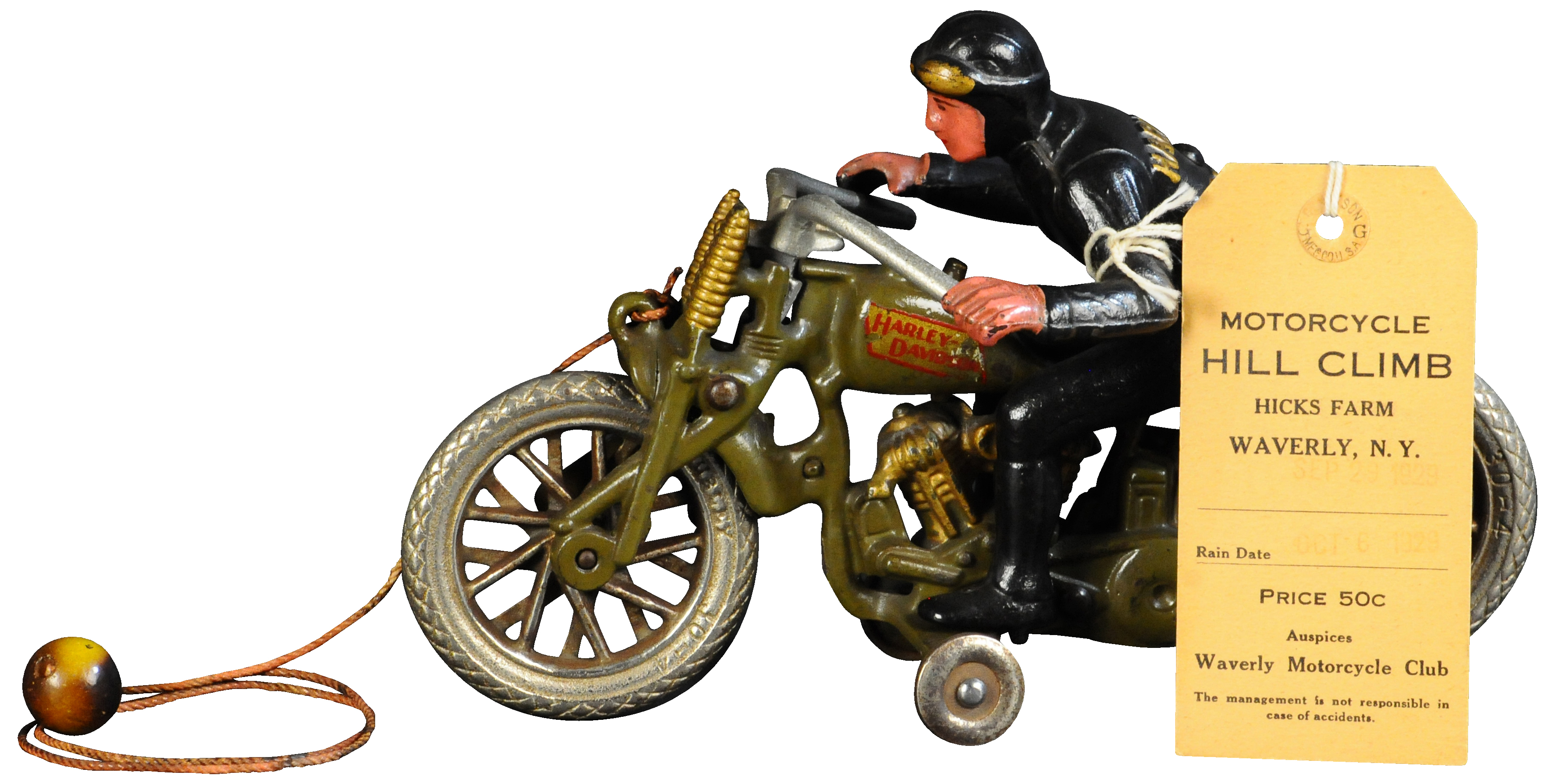 LARGE HUBLEY HILL CLIMBER MOTORCYCLE | Bertoia Auctions