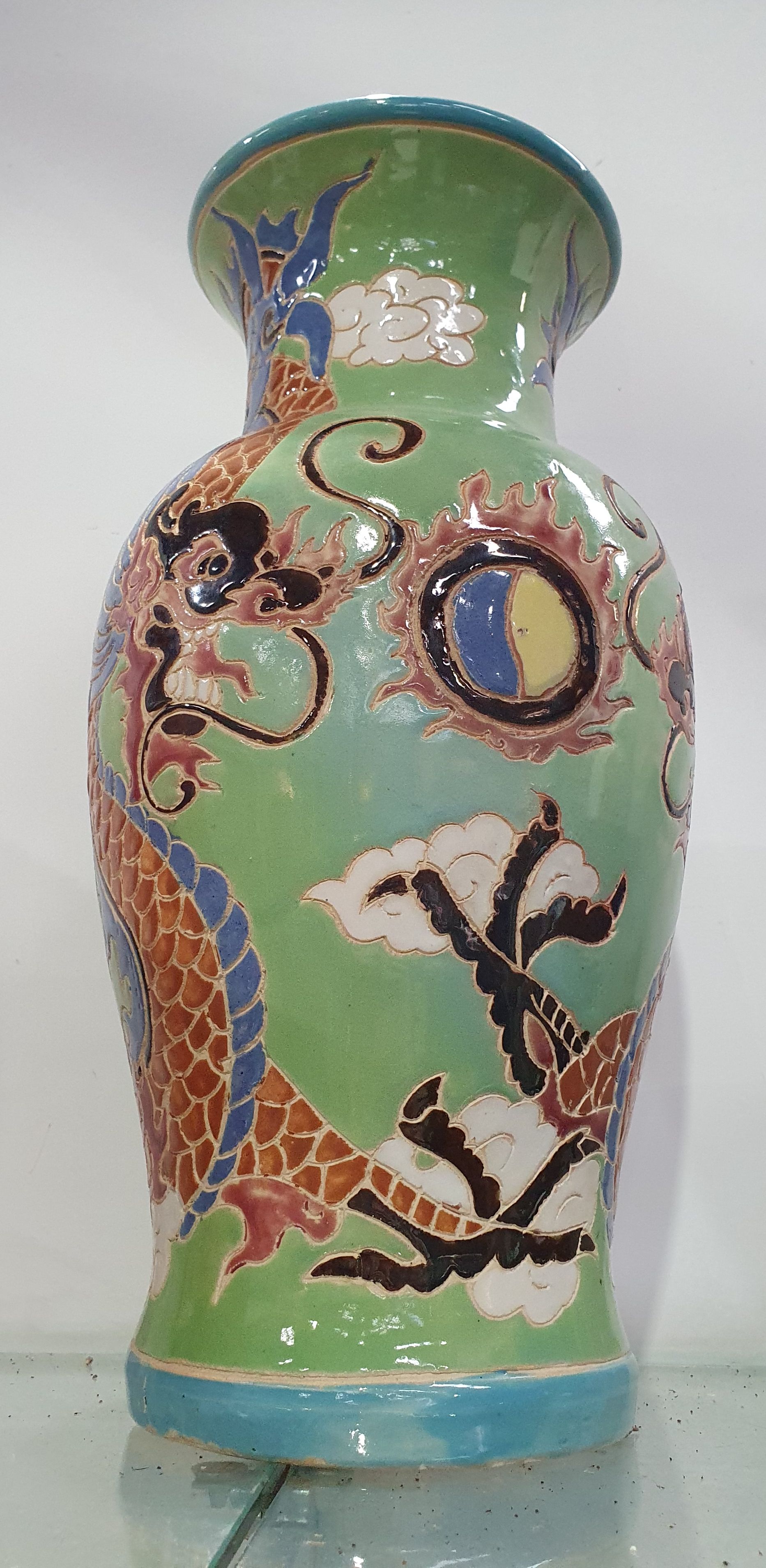 A Chinese Polychrome Decorated Vase