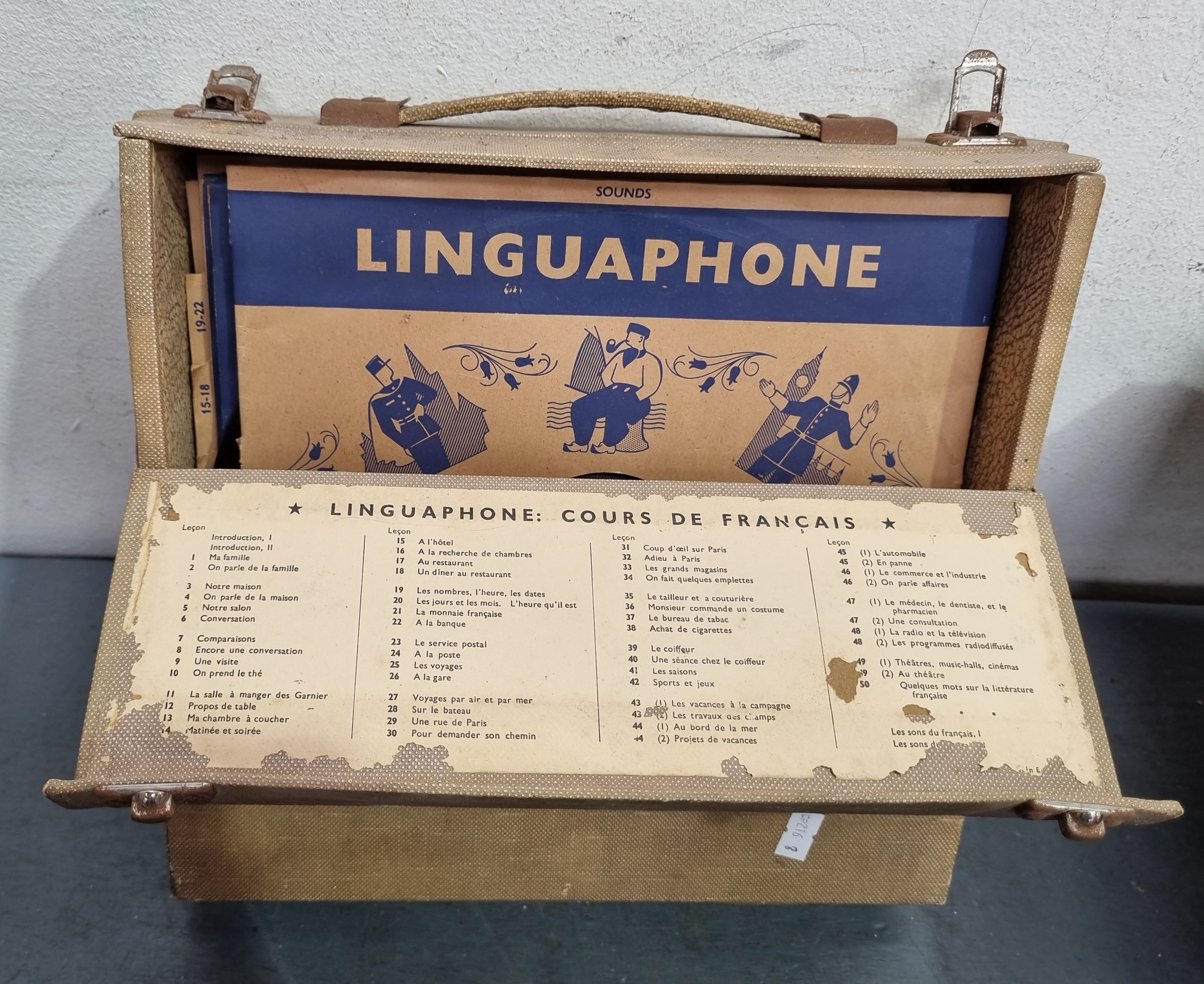 A Collection Of Vintage Linguaphone Records