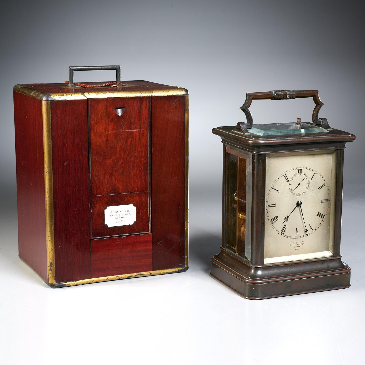 James McCabe, rare carriage clock with case Barnebys