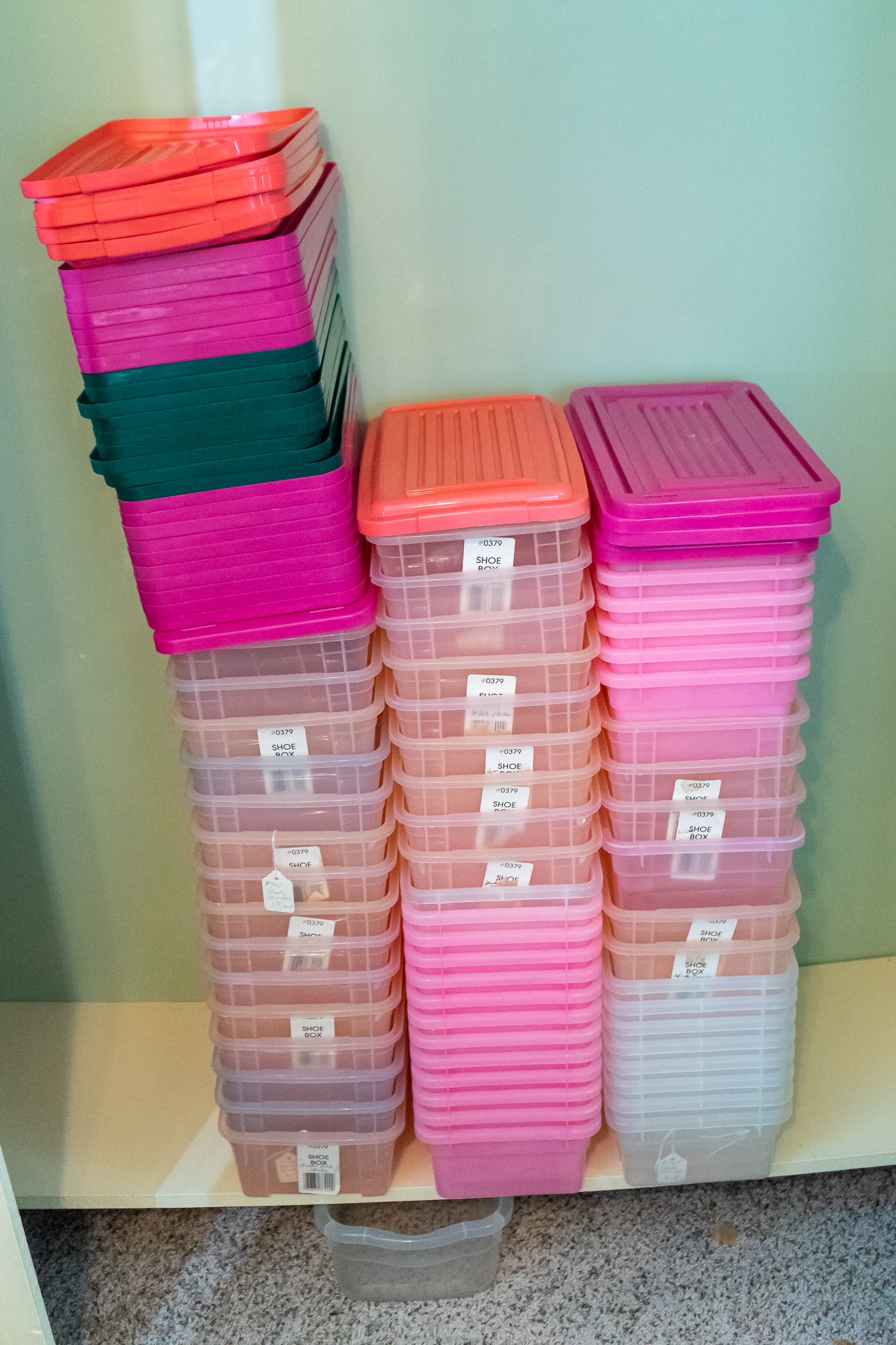 Large Collection of Plastic Organizing Totes | Harritt Group, Inc