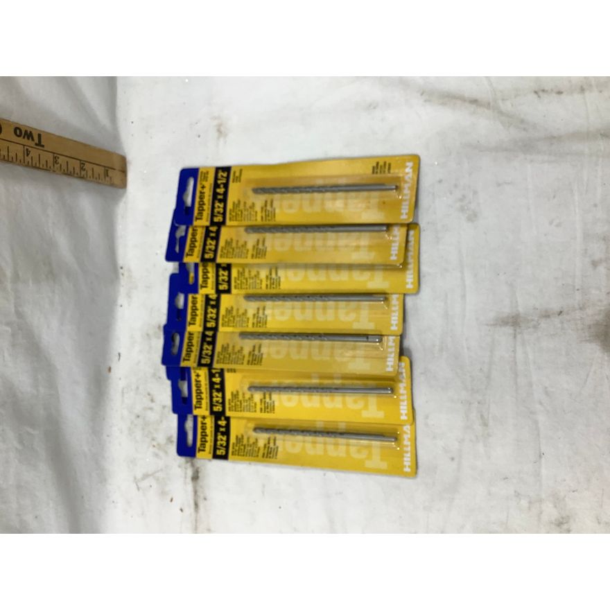 Buying (8) Hillman Tapper + Carbide Tipped Drill Bit 5/32" x 4- 1/2"