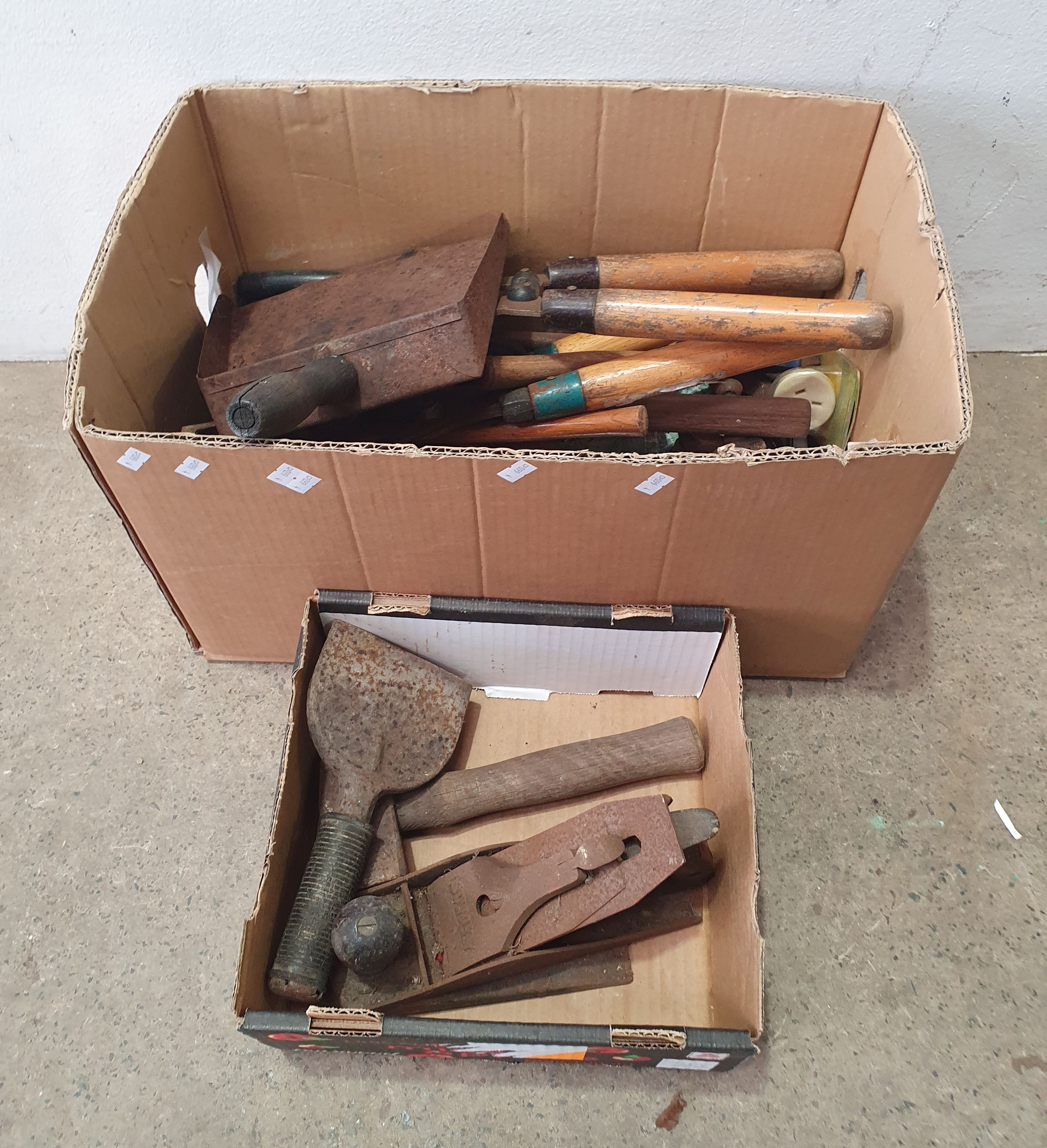 Two Boxes Of Vintage Tools