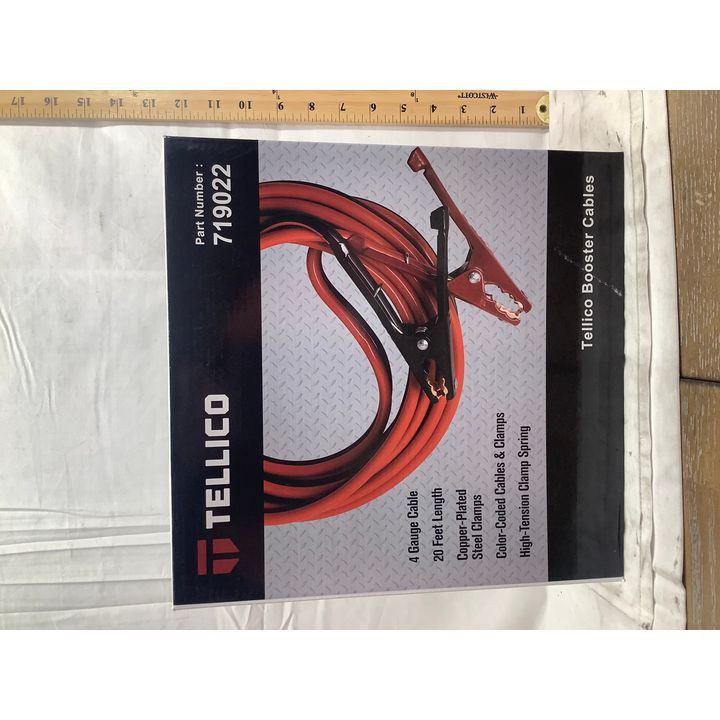 Tellico 4 Gauge Booster Cable (20 Feet Long)