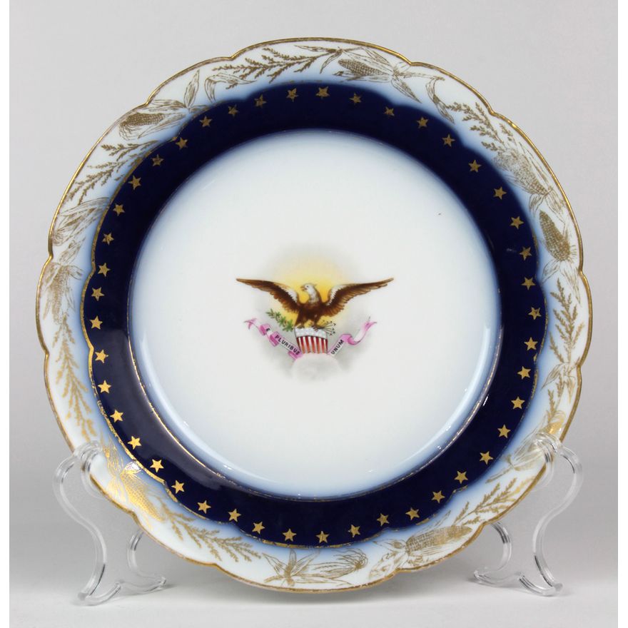 Benjamin Harrison Presidential dinner plate