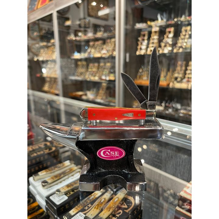 26787 - Red Synthetic Smooth Stonewash Blade Small Swell Center Jack, CS
