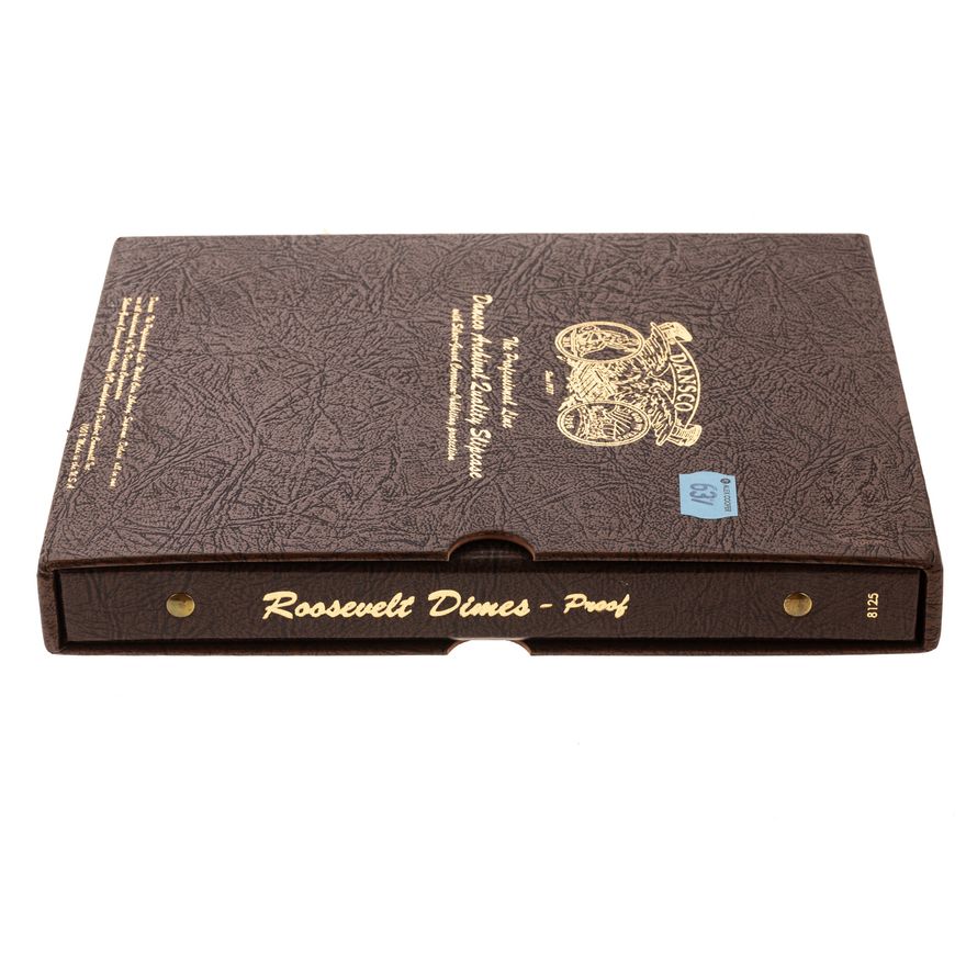 Roosevelt Dime Set Dansco Proof Album 1946-2012