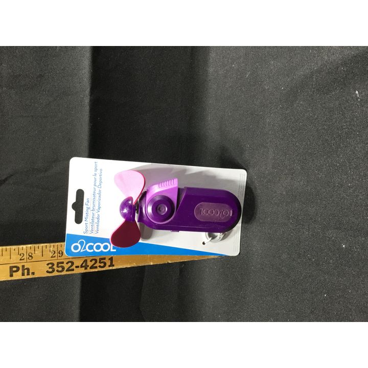 O2Cool Sport Misting Fan-Purple