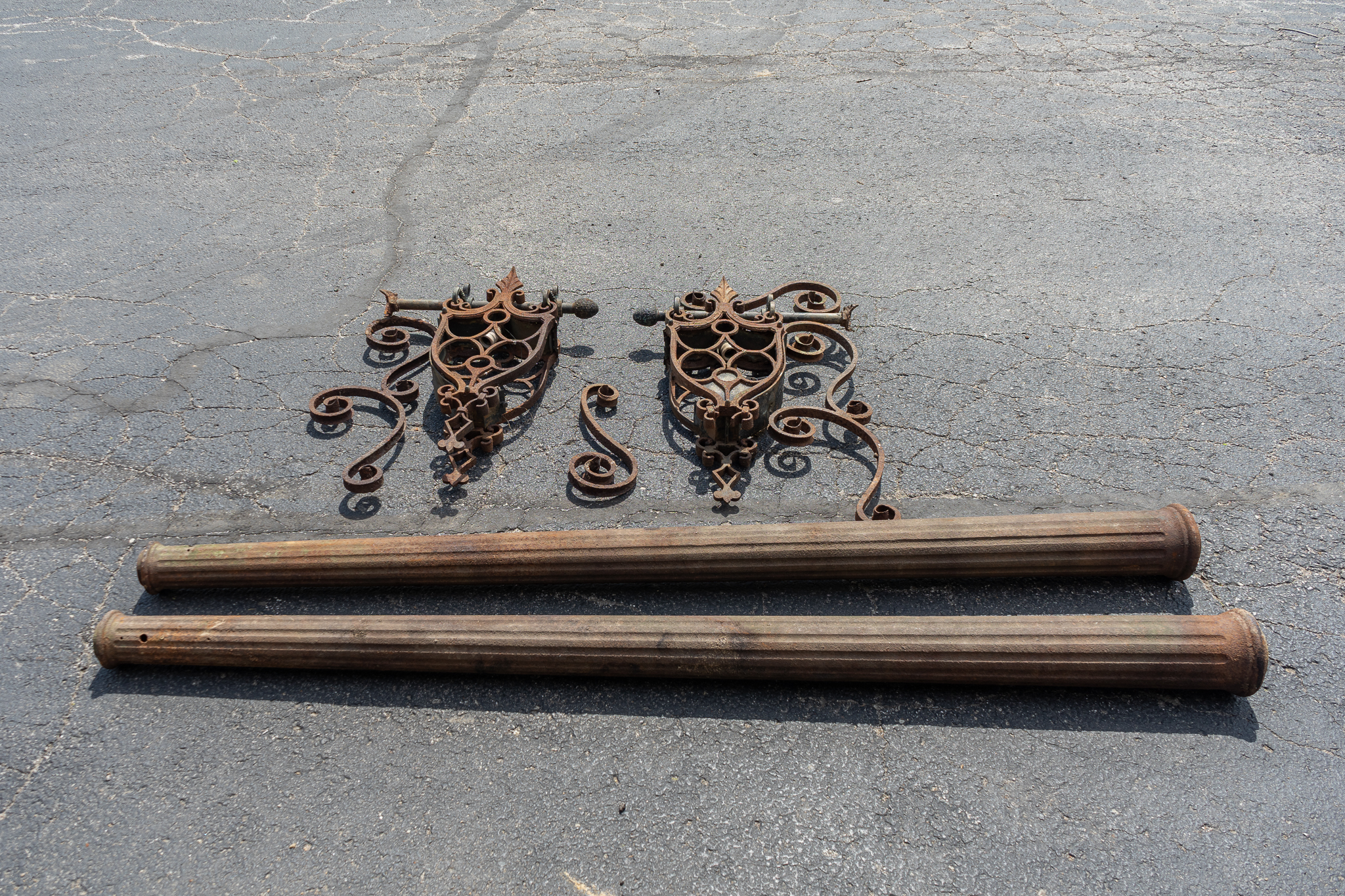 Antique Cast Iron Light Posts | Harritt Group, Inc