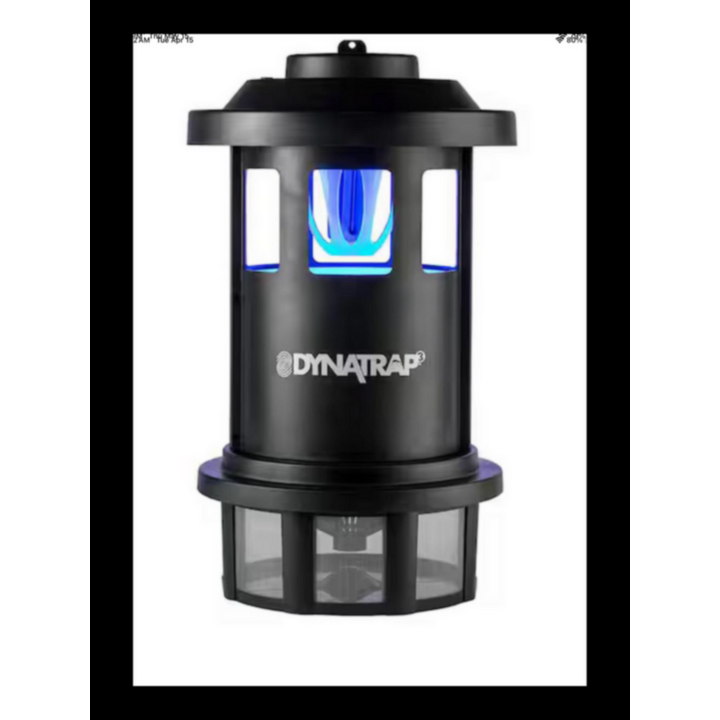 DynaTrap Insect Trap 3-Way Insect Control- 3/4 Acre. 3,000 Meters Coverage- Black