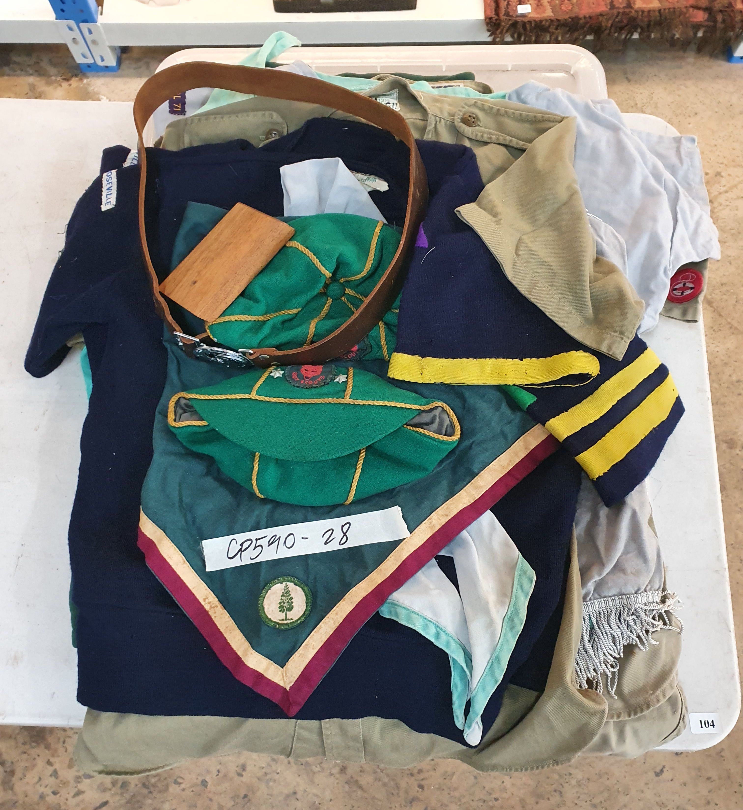 A Group Of Scouts Uniforms