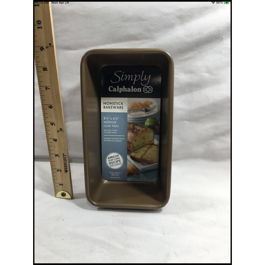 Simply Calphalon Non Stick Bakeware Medium Loaf Pan (8-1/2" x 4-12")