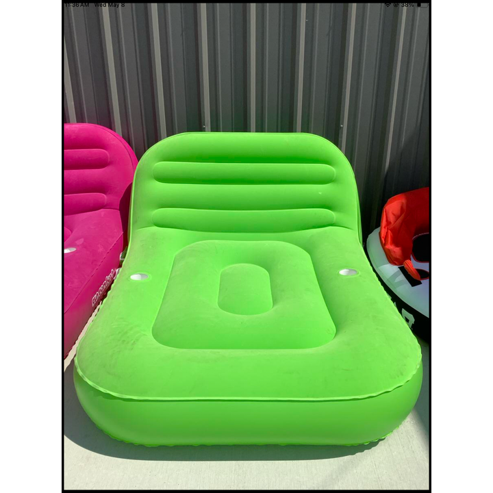 Sun Comfort By airhead Chaise Lounge 92"x52" Deflated Size (Green)