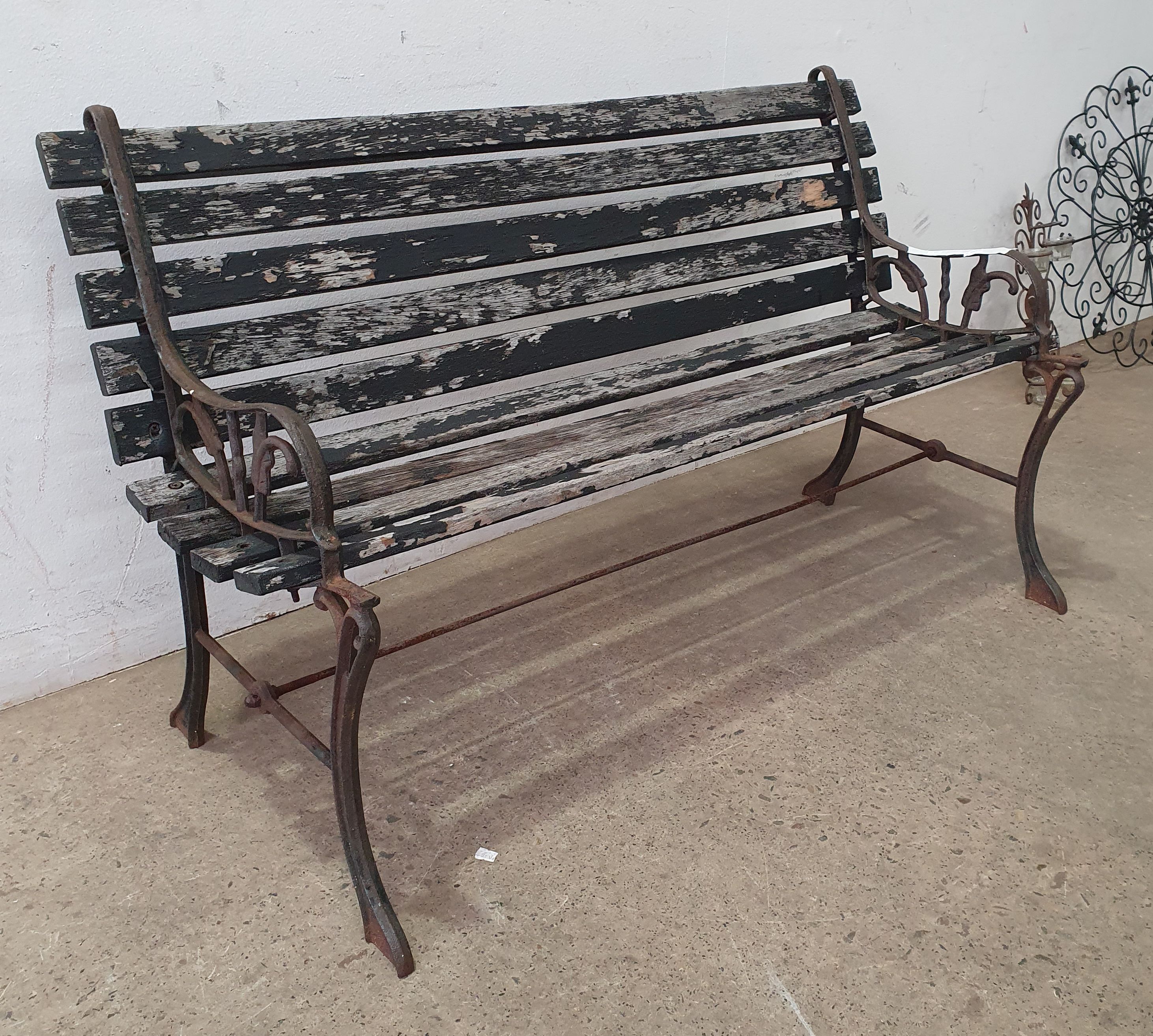 A Rustic Garden Bench