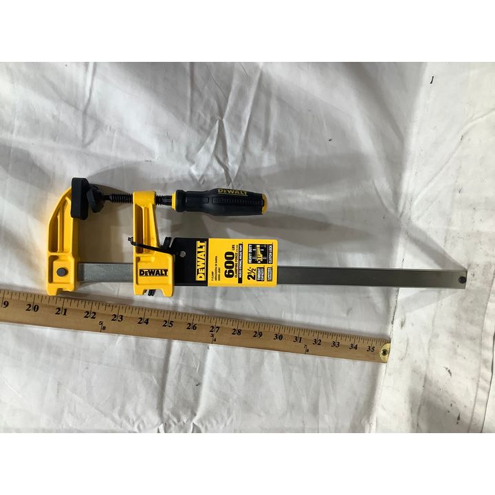 DeWalt 600lb F-Clamp 2.5" Throat Capacity