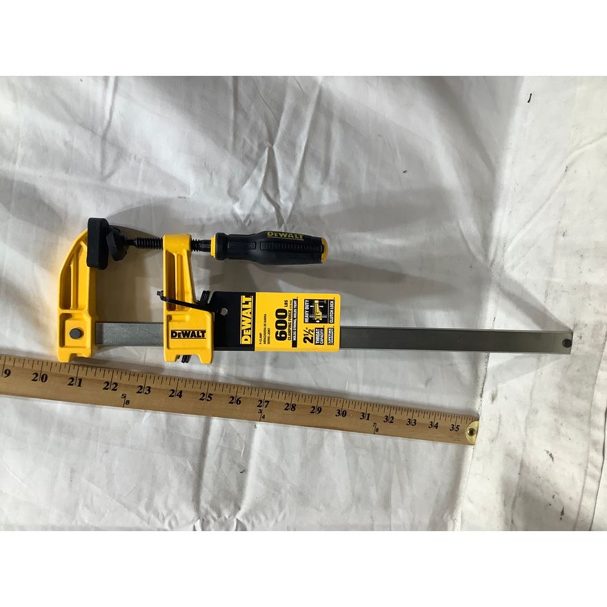 DeWalt 600lb F-Clamp 2.5" Throat Capacity