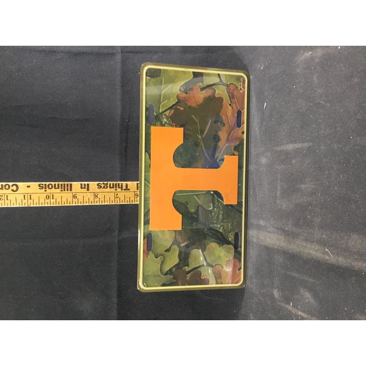 Game Day Outfitters Camo Tennessee License Plate